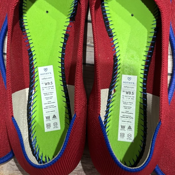Rothy's The Flat size 9.5. Worn once. - Picture 3 of 9